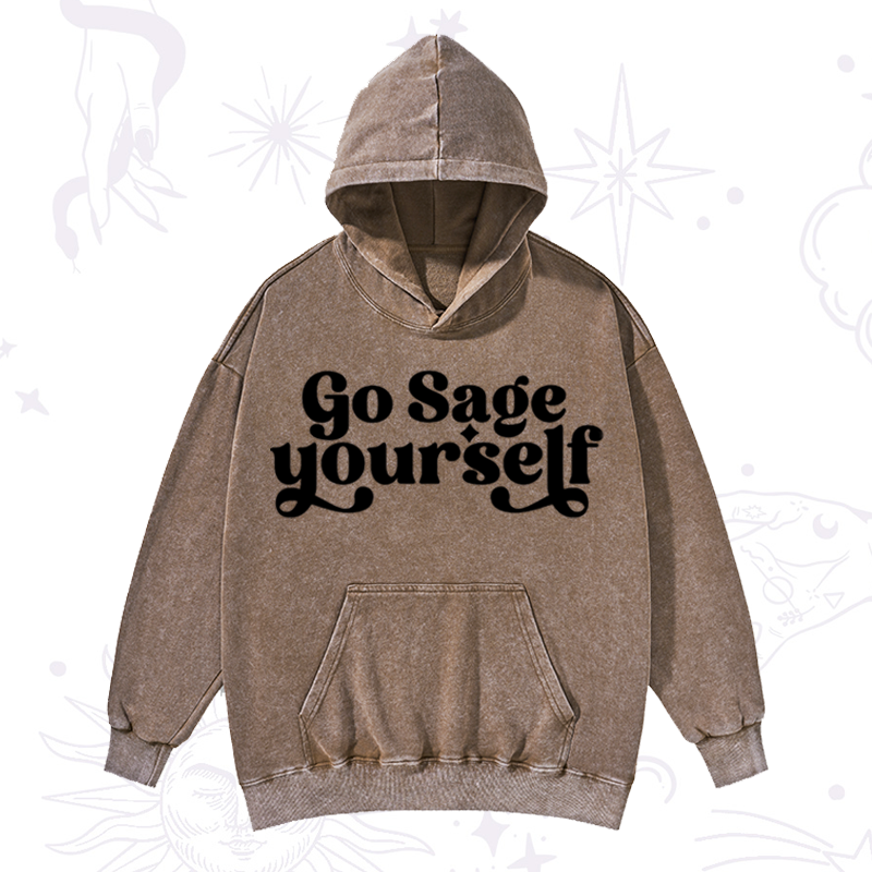 Go Sage Yourself Washed Hoodie