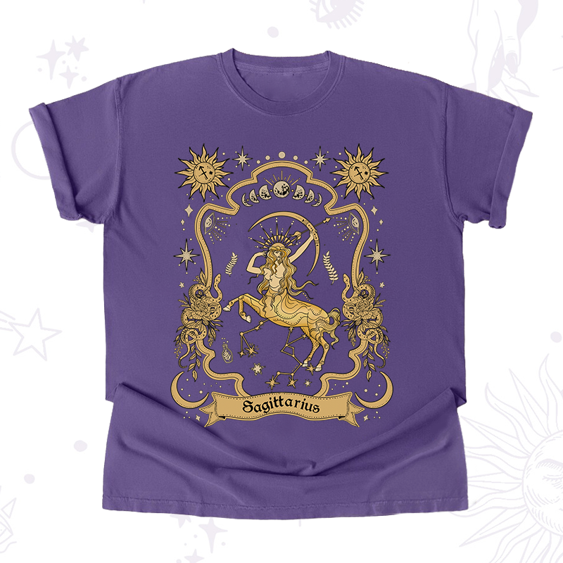 Sagittarius' Astral Mirage Zodiac T-Shirt