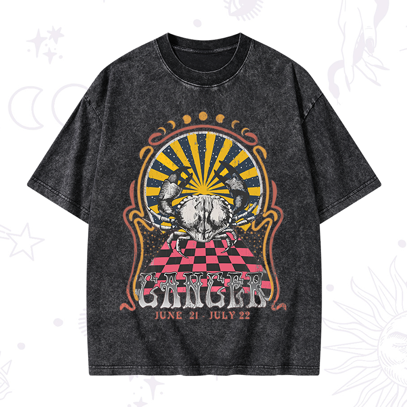 Cancer Crew Zodiac Washed T-Shirt