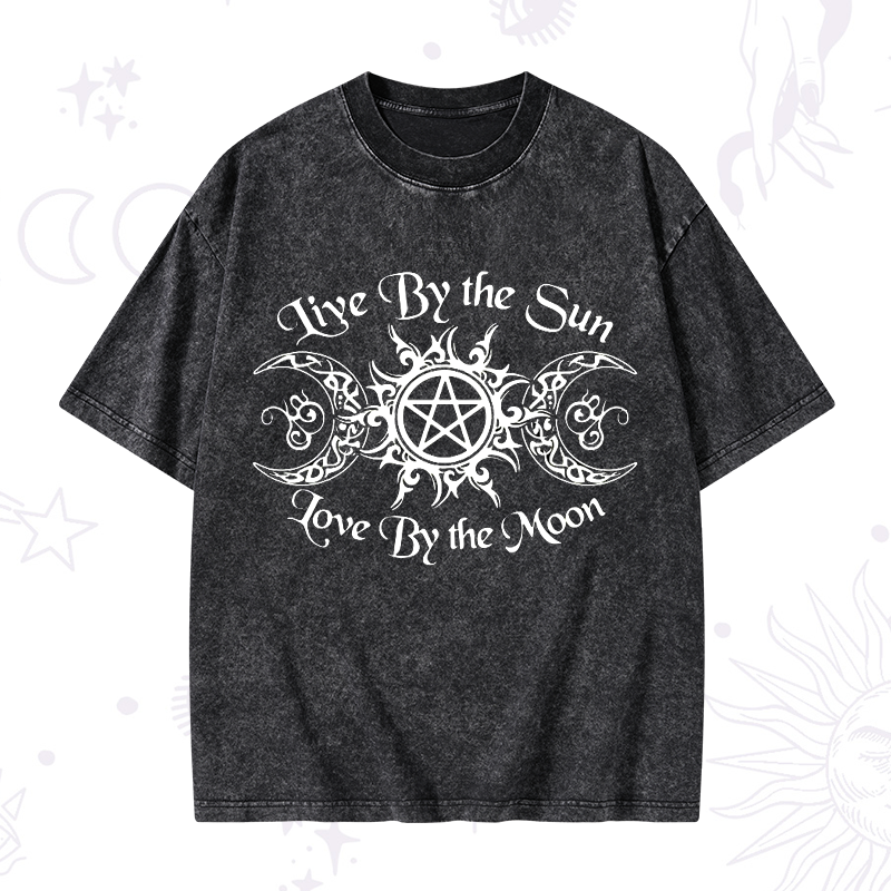 Hecate's Lunar Blessing Washed T-Shirt