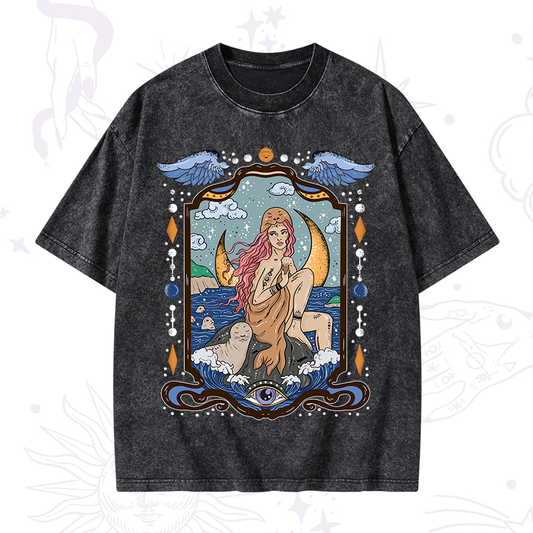 Selkie Woman Washed T-Shirt