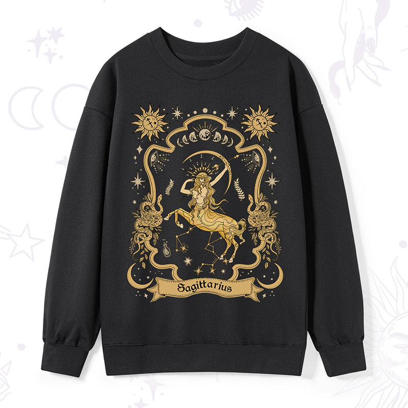 Sagittarius' Astral Mirage Zodiac Sweatshirt