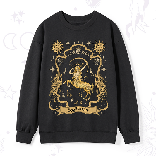 Sagittarius' Astral Mirage Zodiac Sweatshirt