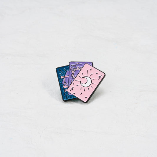 Moon Tarot Cards Pin