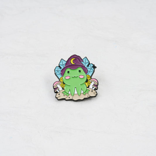 Witch Frog Pin