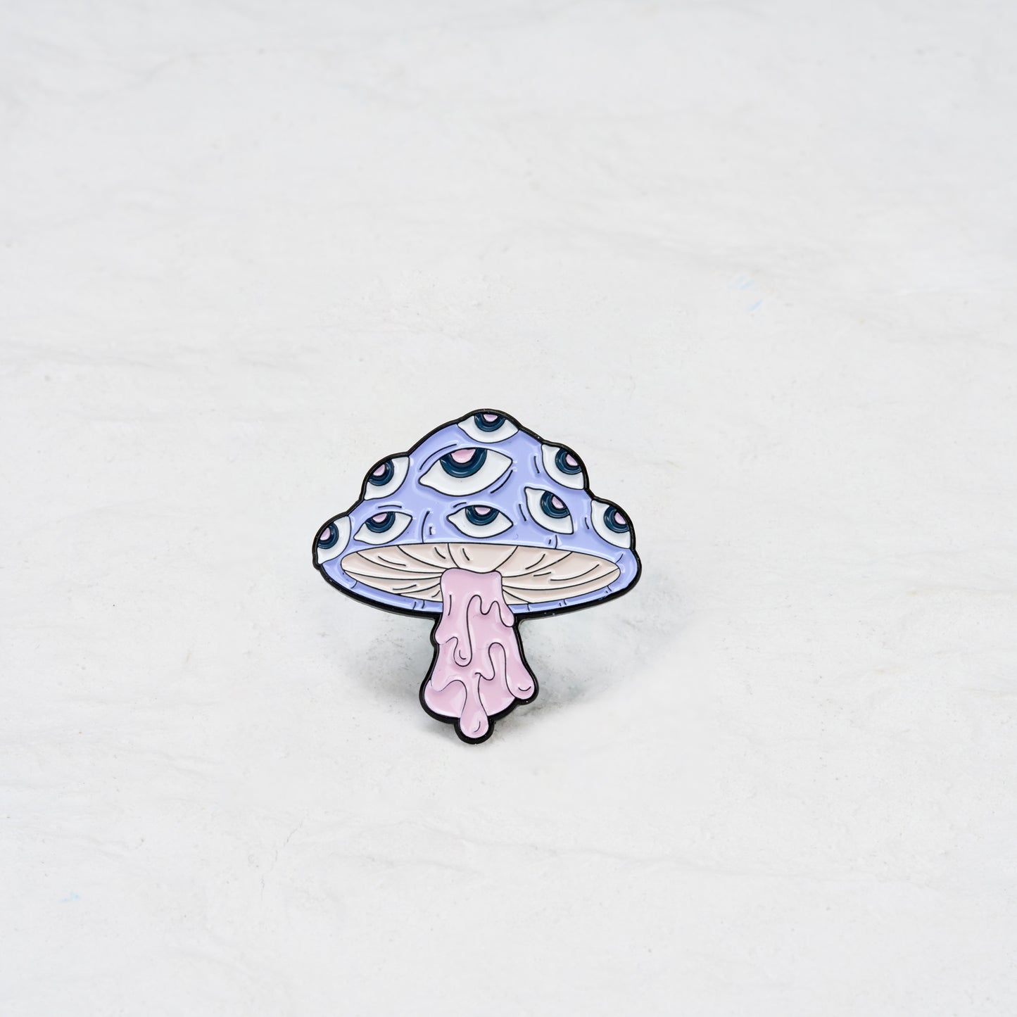 The Purple Psychedelic Mushroom Pin