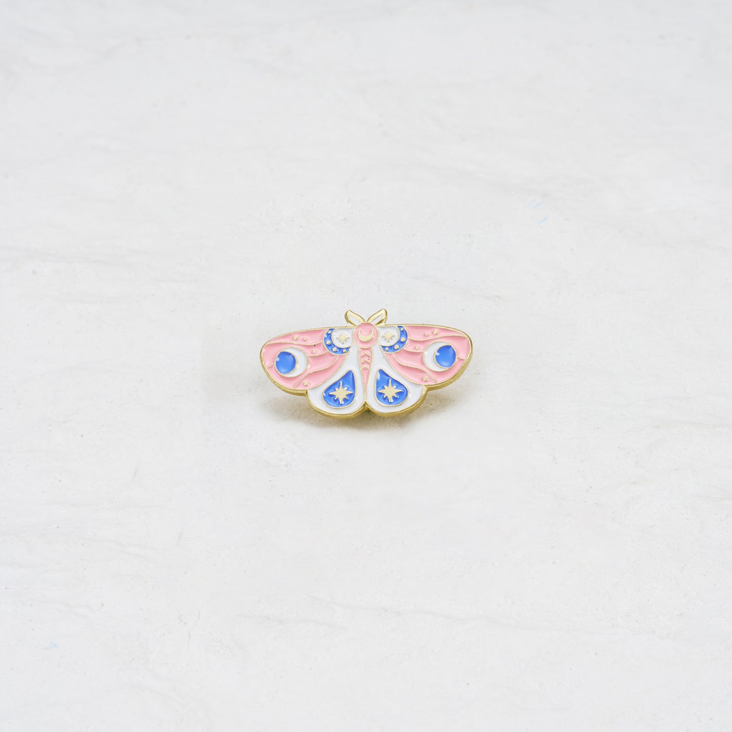 Star Cross Moth Pin