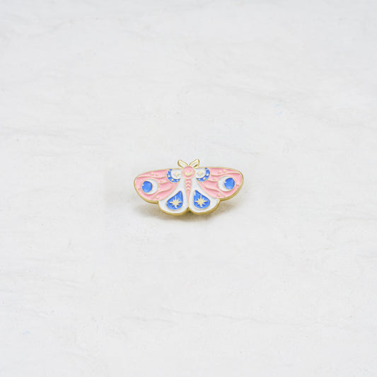 Star Cross Moth Pin