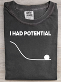 Lost Potential Graphic Relaxed Tee