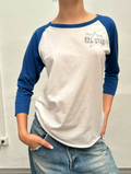 Blue White All Star Raglan Tee