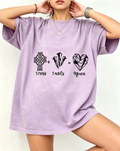 Faith Equation Graphic Oversized Tee