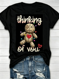 Thinking Of You Voodoo Doll Graphic Tee