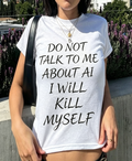 Anti-AI Humor Graphic Baby Tee