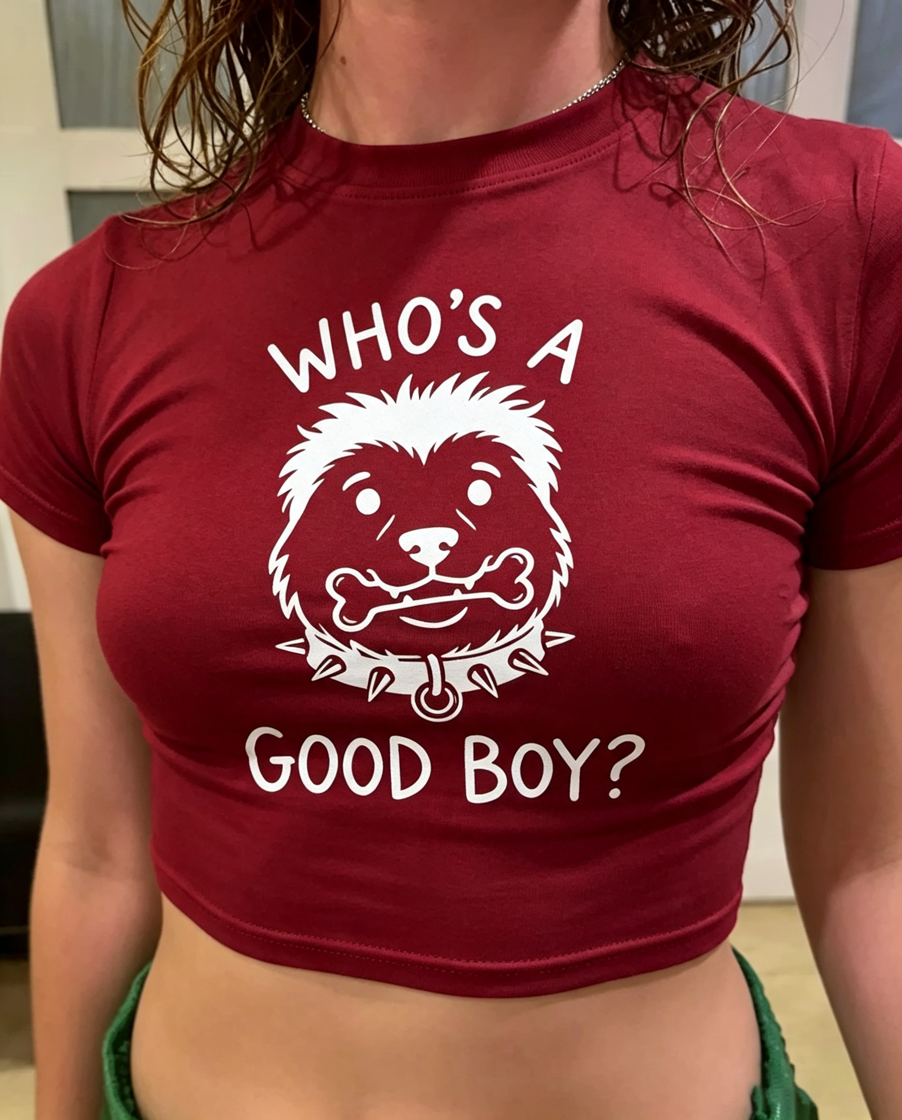 Who's A Good Boy Graphic Baby Tee
