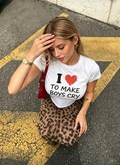 I Love To Make Boys Cry Graphic Baby Tee