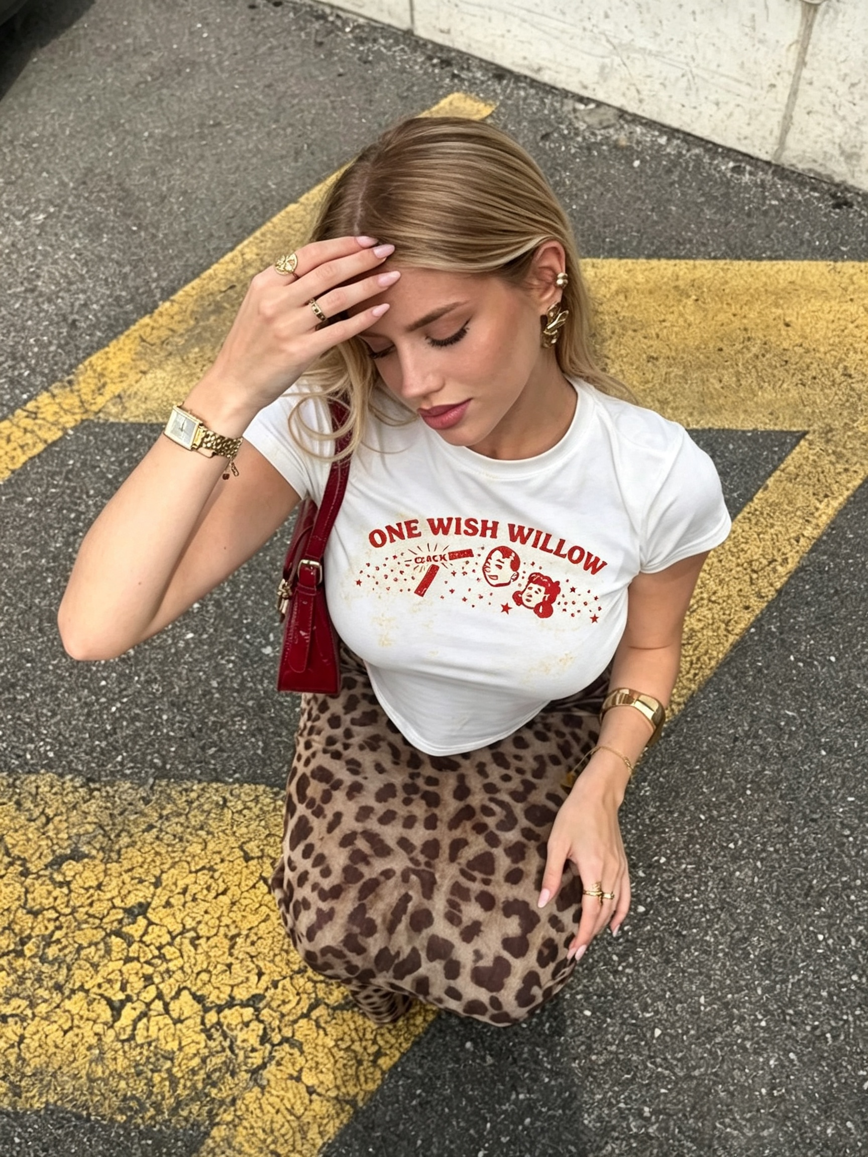 One Wish Willow Graphic Baby Tee
