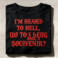 Gothic Humor Graphic Crew Neck T-Shirt