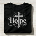 Cross 'Hope' Graphic Crew Neck T-Shirt