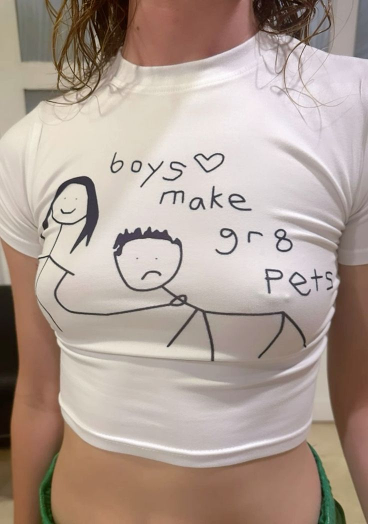 Boys Make Great Pets Doodle Baby Tee