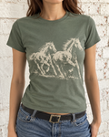 Green Horse Graphic Tee