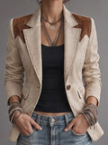 Burgundy Textured Cocoon Jacket