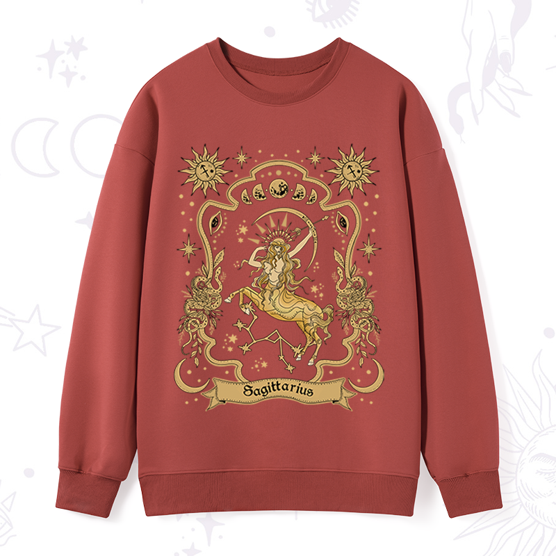 Sagittarius' Astral Mirage Zodiac Sweatshirt