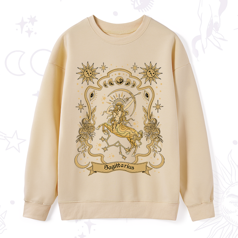 Sagittarius' Astral Mirage Zodiac Sweatshirt