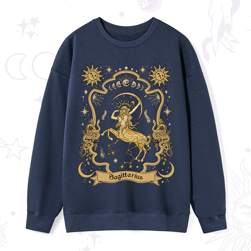 Sagittarius' Astral Mirage Zodiac Sweatshirt