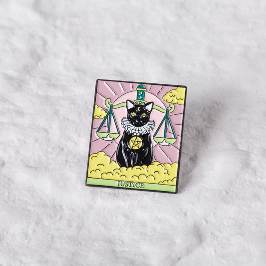 The Justice Tarot Pin